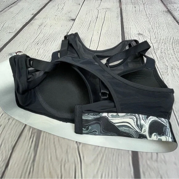 ADORE ME Micah Contour black sports bra NEW, size 32B - Picture 6 of 15